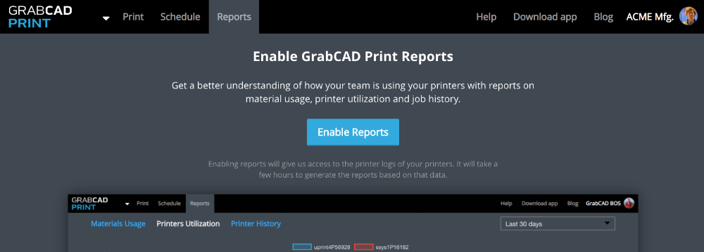Printer history and usage reports_4