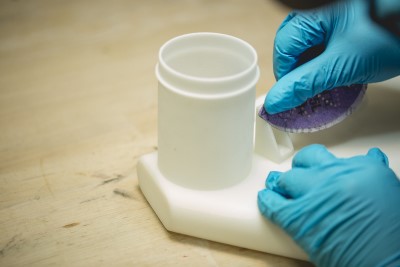 Finishing process - polishing a 3D printed prototype Finishing process - polishing a 3D printed prototype