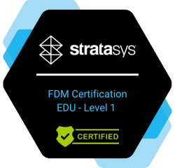 EDU FDM Certification Badge