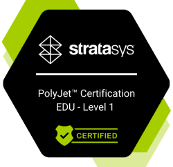 EDU PolyJet Certification Badge